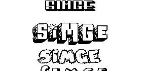 Coloriage Simge