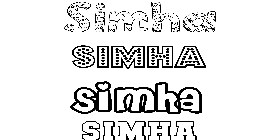 Coloriage Simha