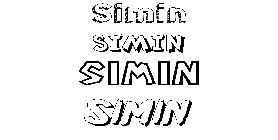 Coloriage Simin