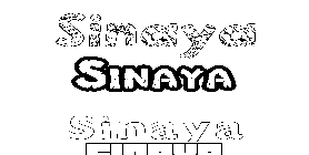 Coloriage Sinaya