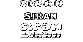 Coloriage Siran