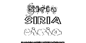 Coloriage Siria