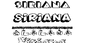 Coloriage Siriana