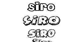 Coloriage Siro