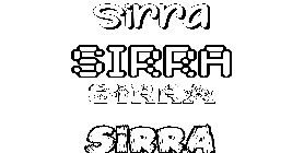 Coloriage Sirra