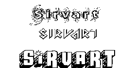 Coloriage Sirvart
