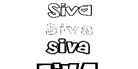 Coloriage Siva