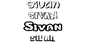 Coloriage Sivan
