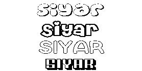 Coloriage Siyar