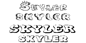 Coloriage Skyler