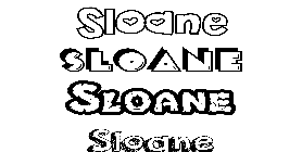 Coloriage Sloane