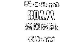 Coloriage Soam