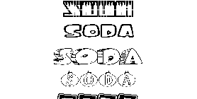 Coloriage Soda