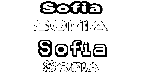 Coloriage Sofia