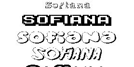 Coloriage Sofiana
