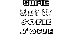 Coloriage Sofie