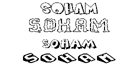 Coloriage Soham