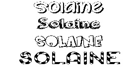Coloriage Solaine
