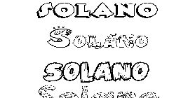 Coloriage Solano