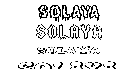 Coloriage Solaya