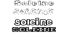 Coloriage Soleine