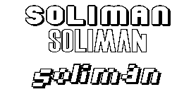Coloriage Soliman
