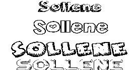 Coloriage Sollene