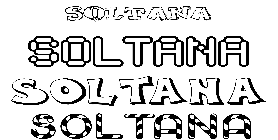 Coloriage Soltana