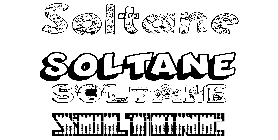 Coloriage Soltane