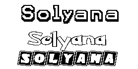 Coloriage Solyana