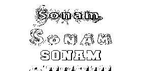 Coloriage Sonam