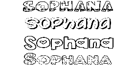 Coloriage Sophana