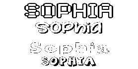 Coloriage Sophia