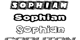 Coloriage Sophian