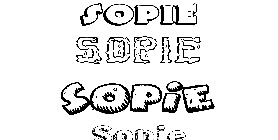 Coloriage Sopie