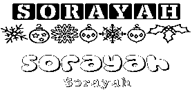 Coloriage Sorayah