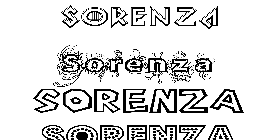 Coloriage Sorenza