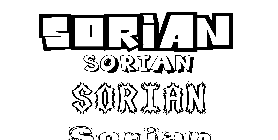 Coloriage Sorian