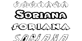 Coloriage Soriana
