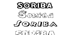 Coloriage Soriba