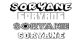 Coloriage Soryane