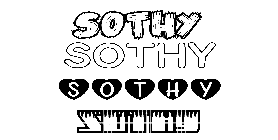 Coloriage Sothy