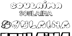 Coloriage Soulaima