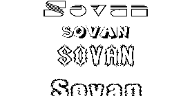 Coloriage Sovan