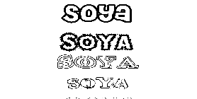 Coloriage Soya