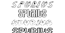 Coloriage Spurius