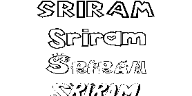 Coloriage Sriram