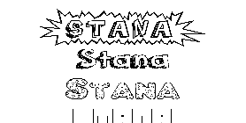 Coloriage Stana