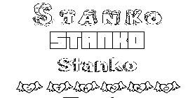Coloriage Stanko
