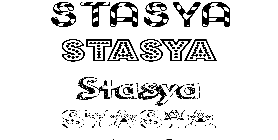 Coloriage Stasya